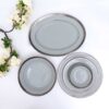 Dankotuwa Greek Key Platinum Dinner Set