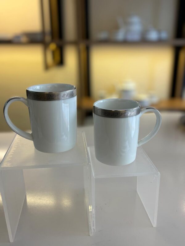 Dankotuwa Greek Key Platinum MUG