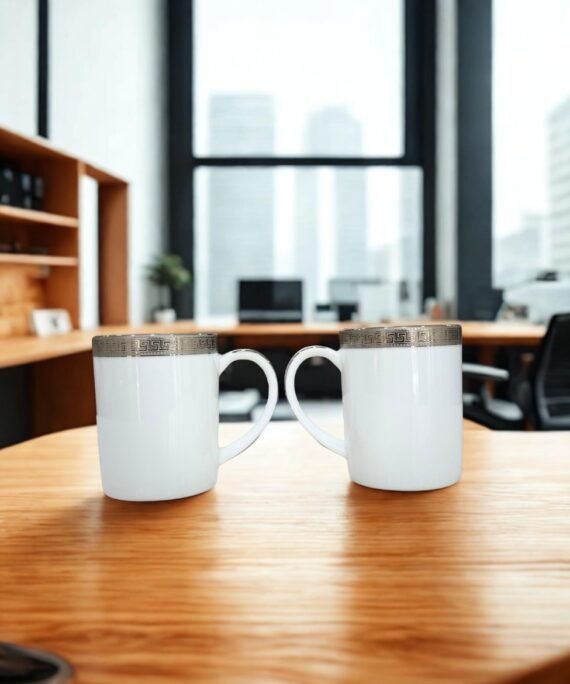 Dankotuwa Greek Key Platinum MUG