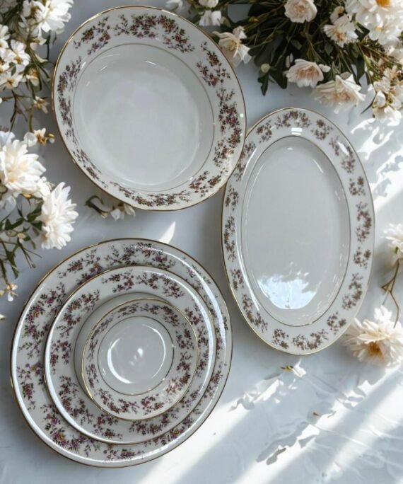 Dankotuwa Rose Garden 27 pcs Dinner Set