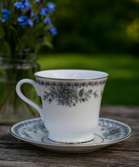 Dankotuwa Treasure Blue Tea Cup and Saucer