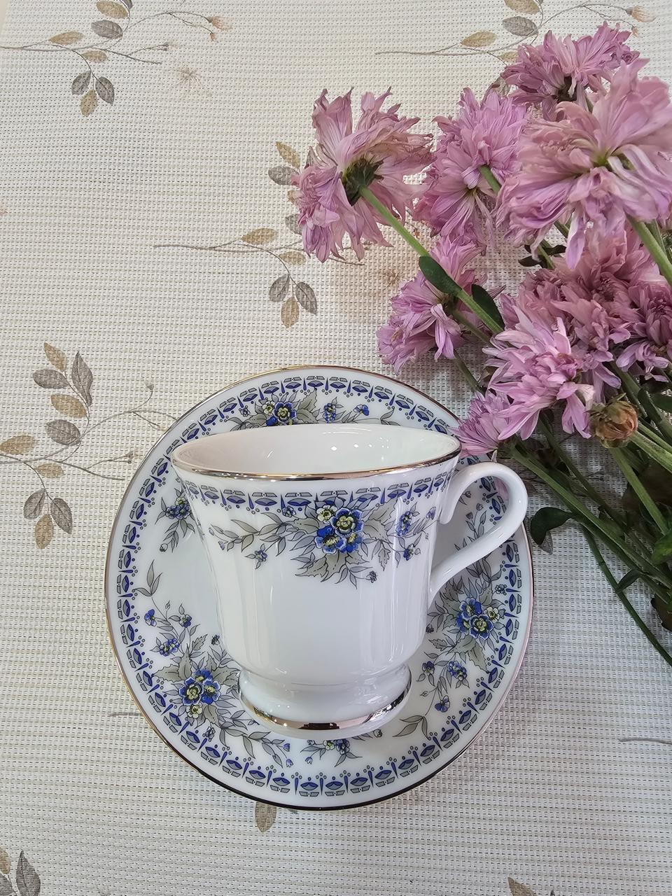 Dankotuwa Treasure blue 12 piece Tea Set