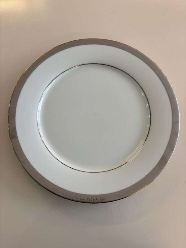 Dankotuwa Greek Key Platinum Dinner Plate