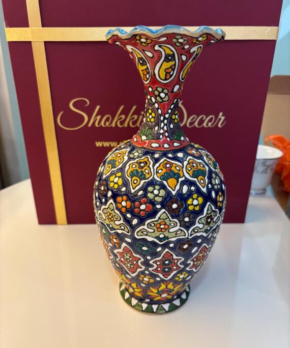 Persian Blue Handmade Vase