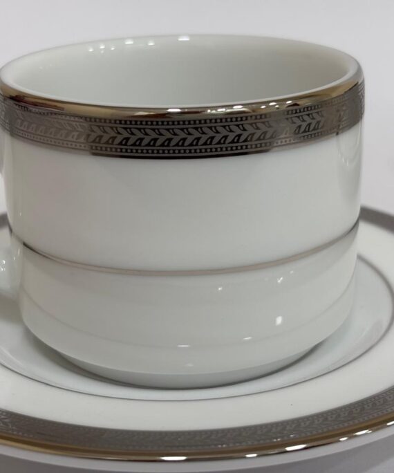 Greek Key Platinum Tea Set