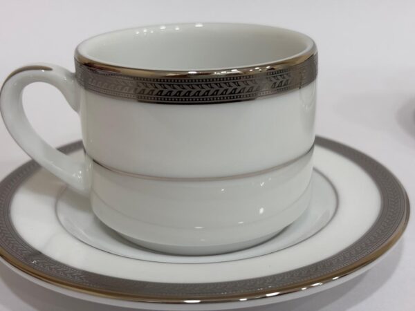 Greek Key Platinum Tea Set