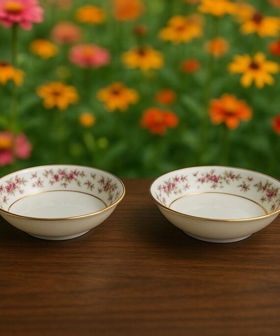 Dankotuwa Rose Garden Set of 2 Dessert Bowls