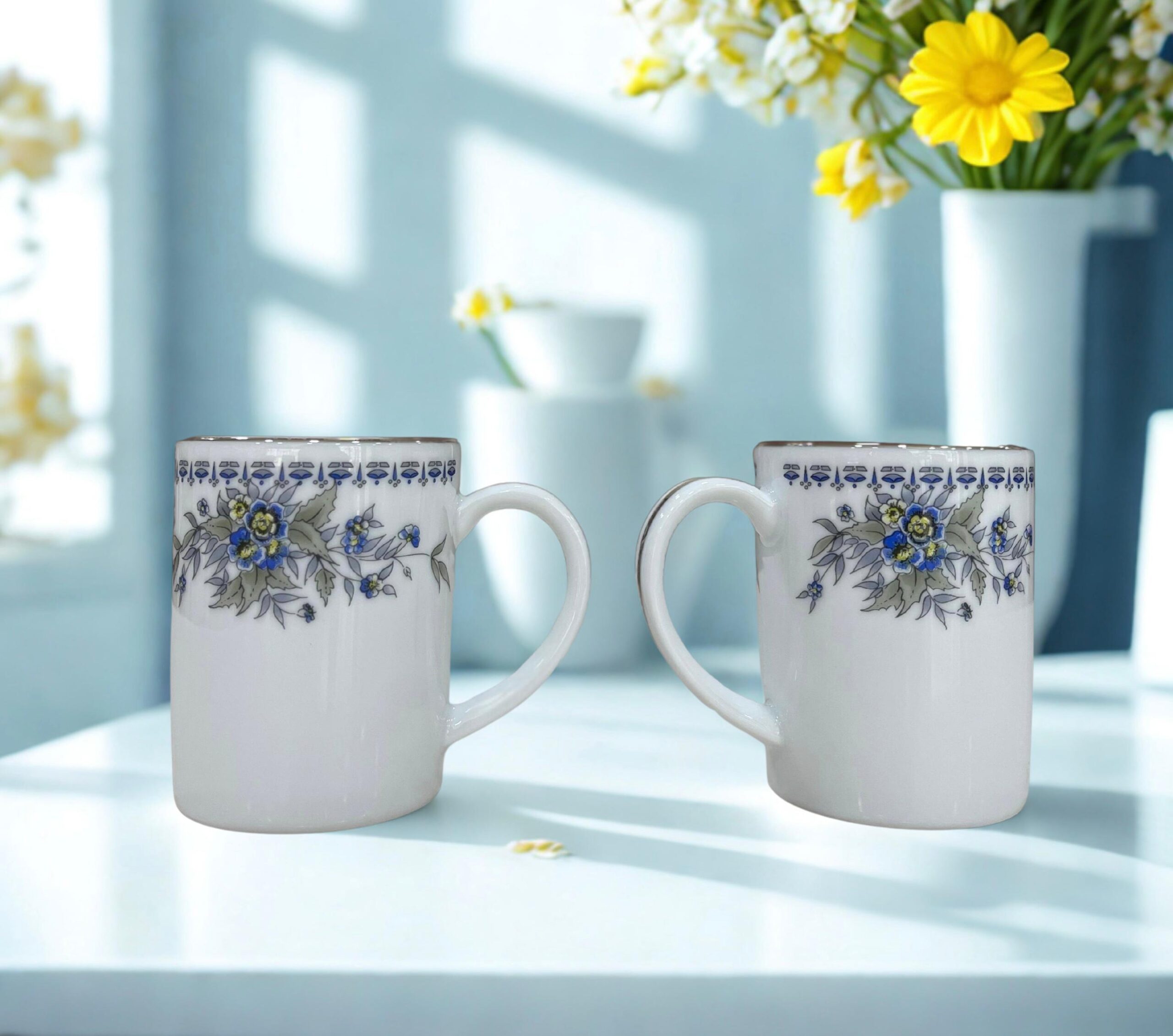Dankotuwa Treasure Blue Mugs Set of 2
