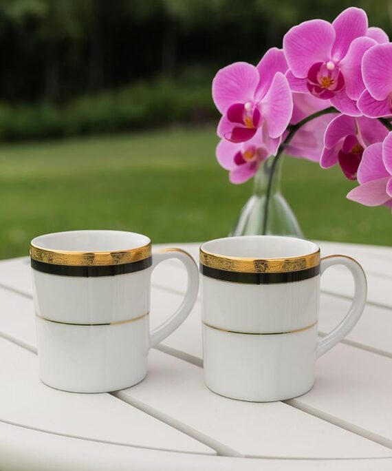 Vienna Blue Mugs Set of 2