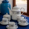 Treasure blue 15 piece tea set