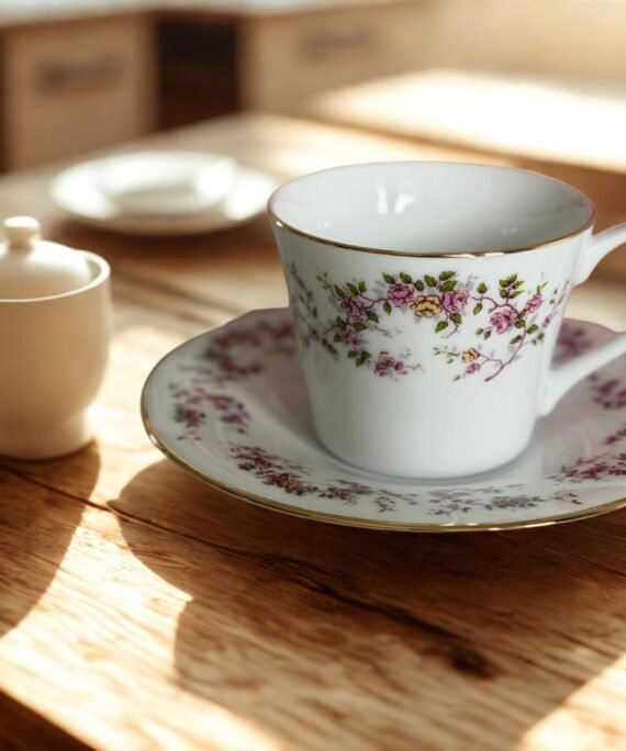 Dankotuwa Rose Garden New Style 12 pc Tea set