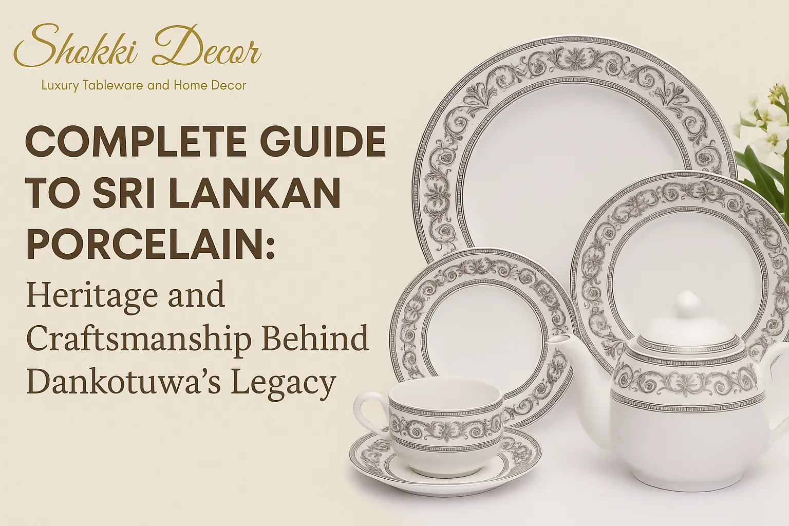 Complete Guide to Sri Lankan Porcelain Heritage and Craftsmanship Behind Dankotuwa's Legacy