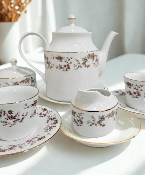 Dankotuwa Rose Garden 15 Piece Tea Set