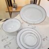 Dankotuwa Infinity Platinum 21-Piece Dinner Set