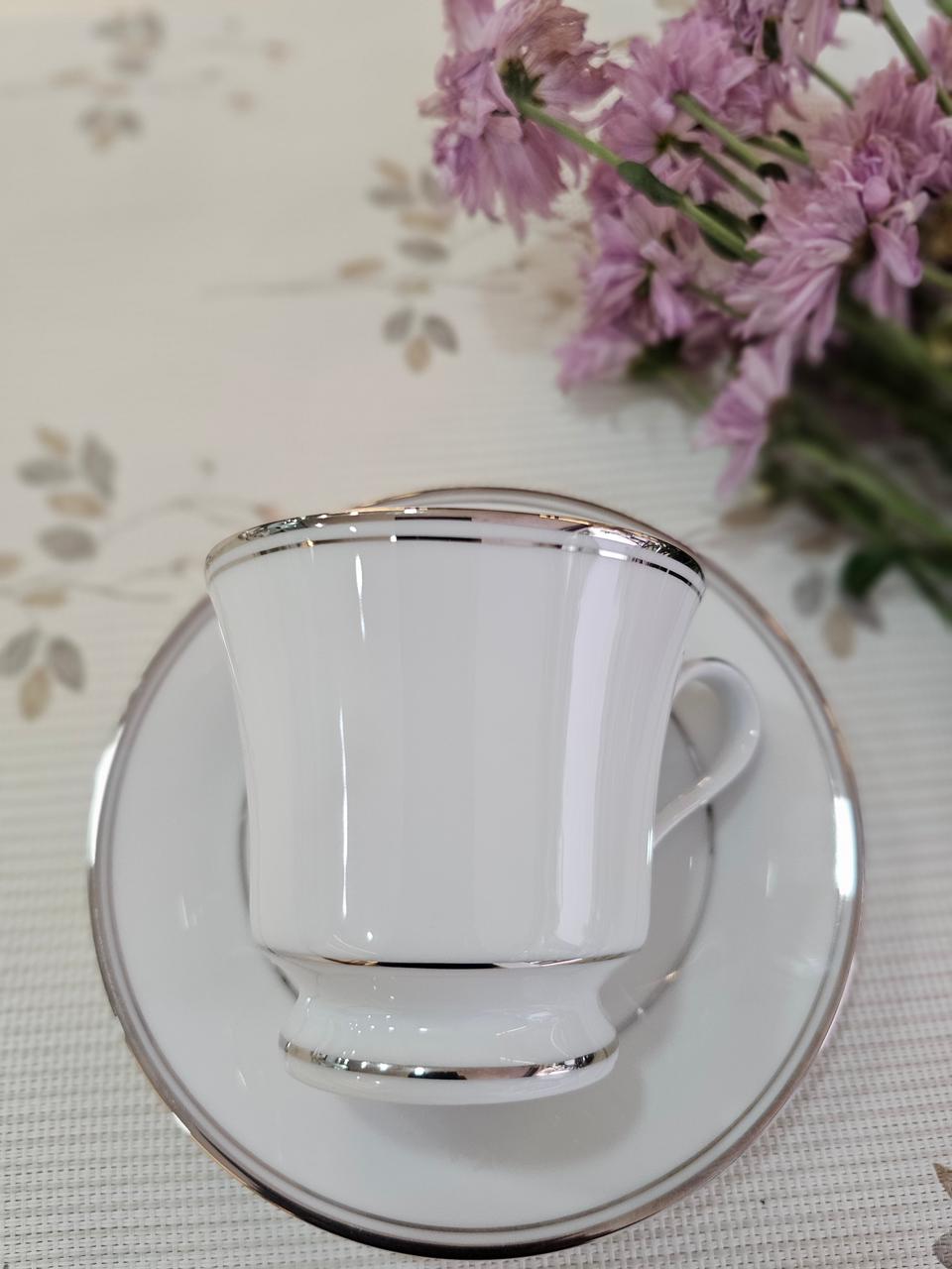 Dankotuwa Infinity Platinum 12-Piece Tea Set