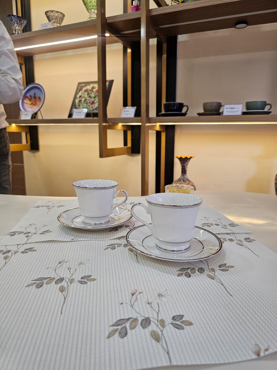 Dankotuwa Infinity Platinum 12-Piece Tea Set