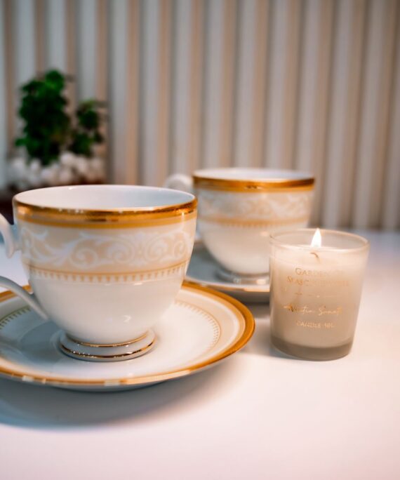 Noritake Glendonal Gold Tea Set – 12 Pieces