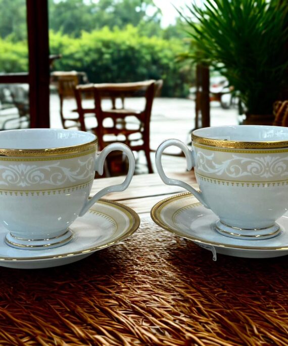 Noritake Glendonal Gold Tea Set – 12 Pieces