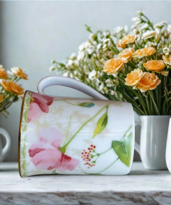 Noritake Poppy Place Mug | Floral Porcelain Mug
