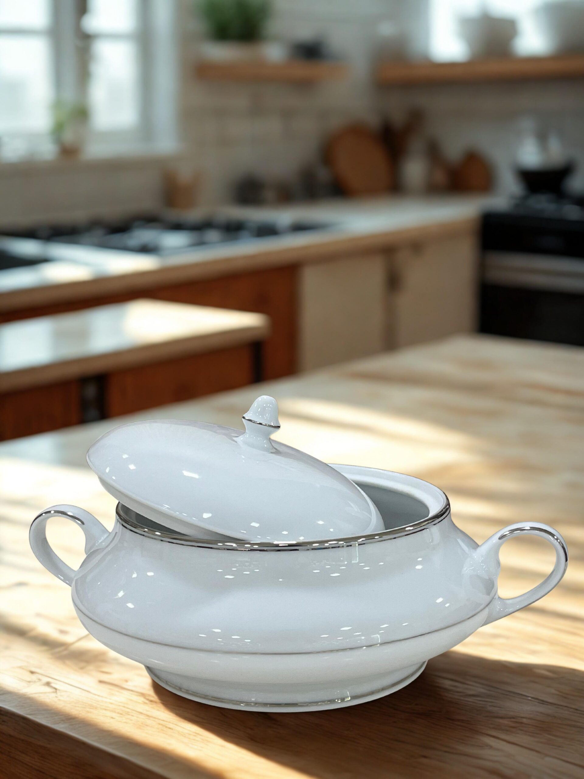 Dankotuwa Infinity Platinum Porcelain Casserole