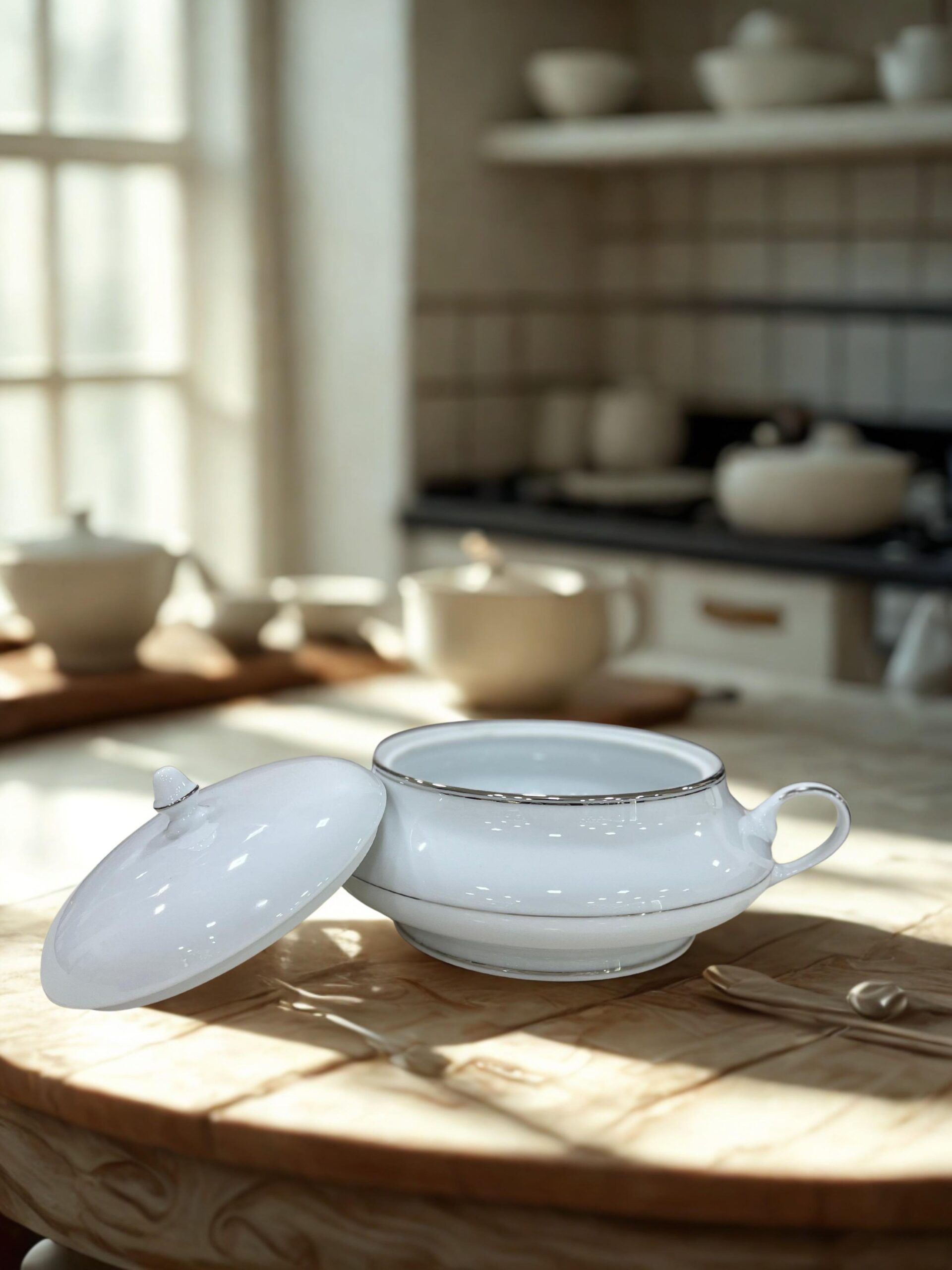 Dankotuwa Infinity Platinum Porcelain Casserole