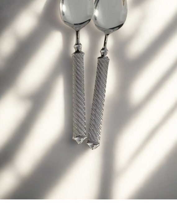 Wilmax Twist Dessert Spoon Set – 4 Pieces | Premium Stainless Steel