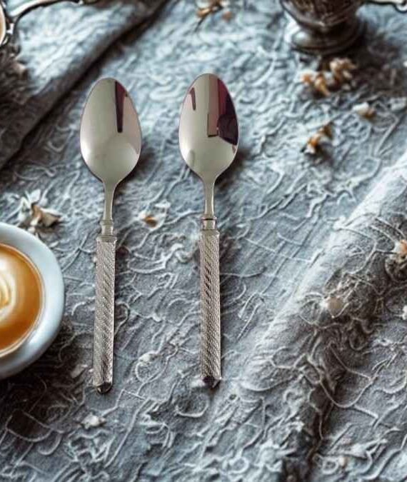 Wilmax Tea Spoon Set – 4 Pieces | Premium Stainless Steel Cutlery