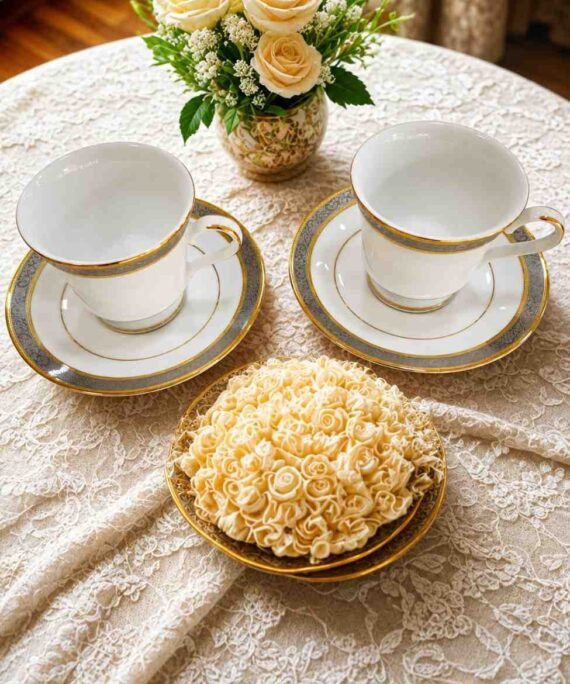 Dankotuwa Golden Platinum Tea Set – 12 Pieces