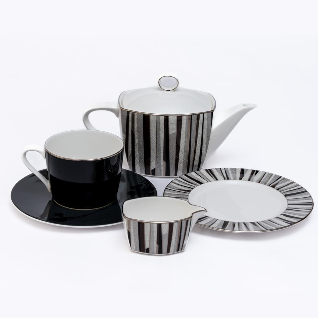 Narumi Shagreen Black Tea/ Coffee cup & saucer (Set of 2 piece) - Image 3