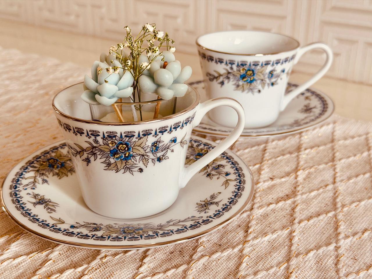 Dankotuwa Treasure Blue Tea Set (New Design) – 12 Pieces