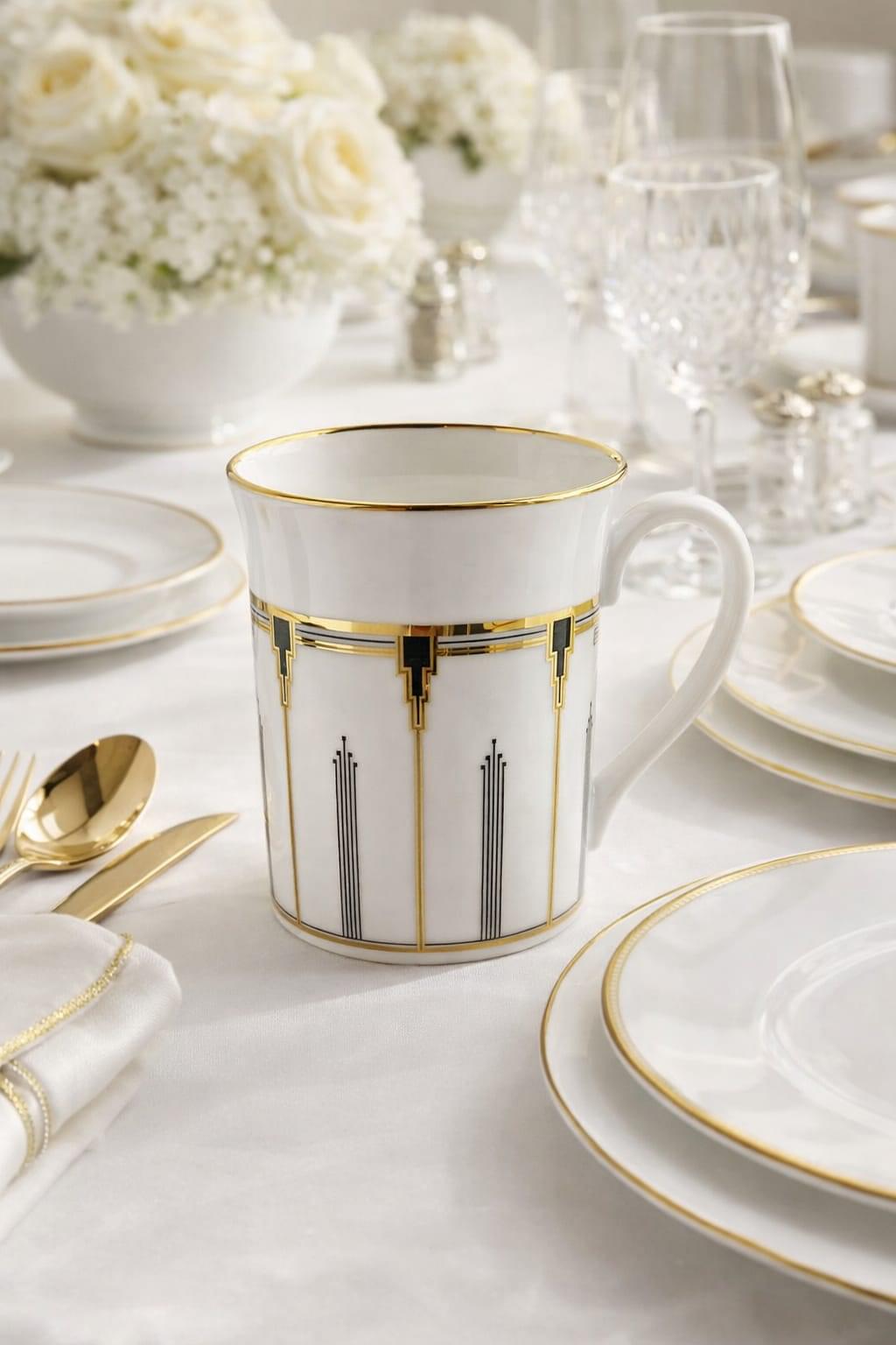 Noritake Empire Gold Mug | Premium Porcelain Mug