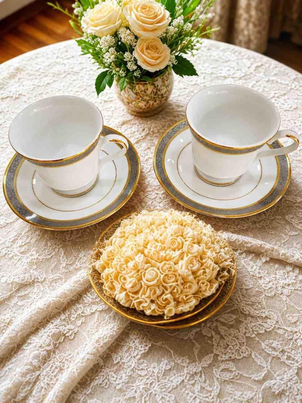 Dankotuwa Golden Platinum Tea Set – 12 Pieces